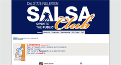 Desktop Screenshot of csufsalsaclub.com